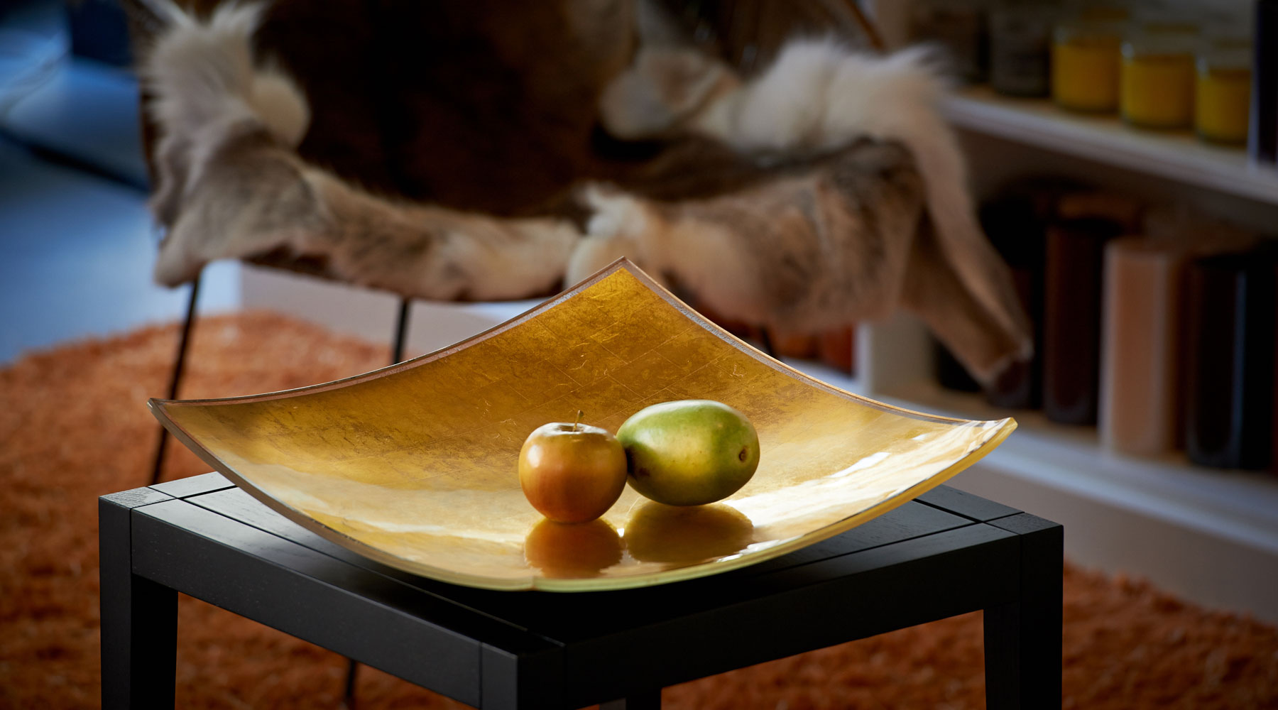 Gold in Glass square-plate-big Gold in Glass square-plate-big